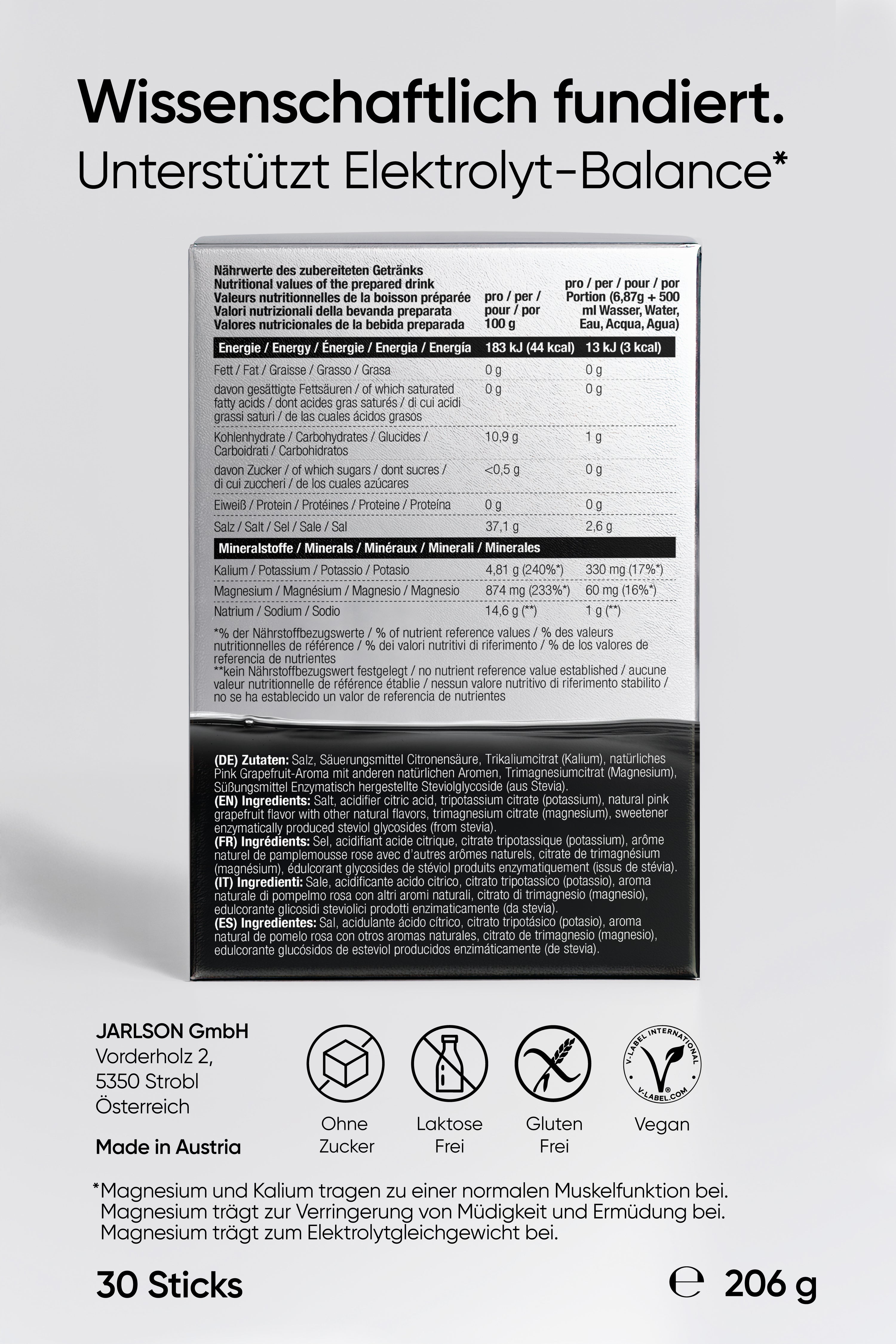 Elektrolyte Drink Mix Pink Grapefruit