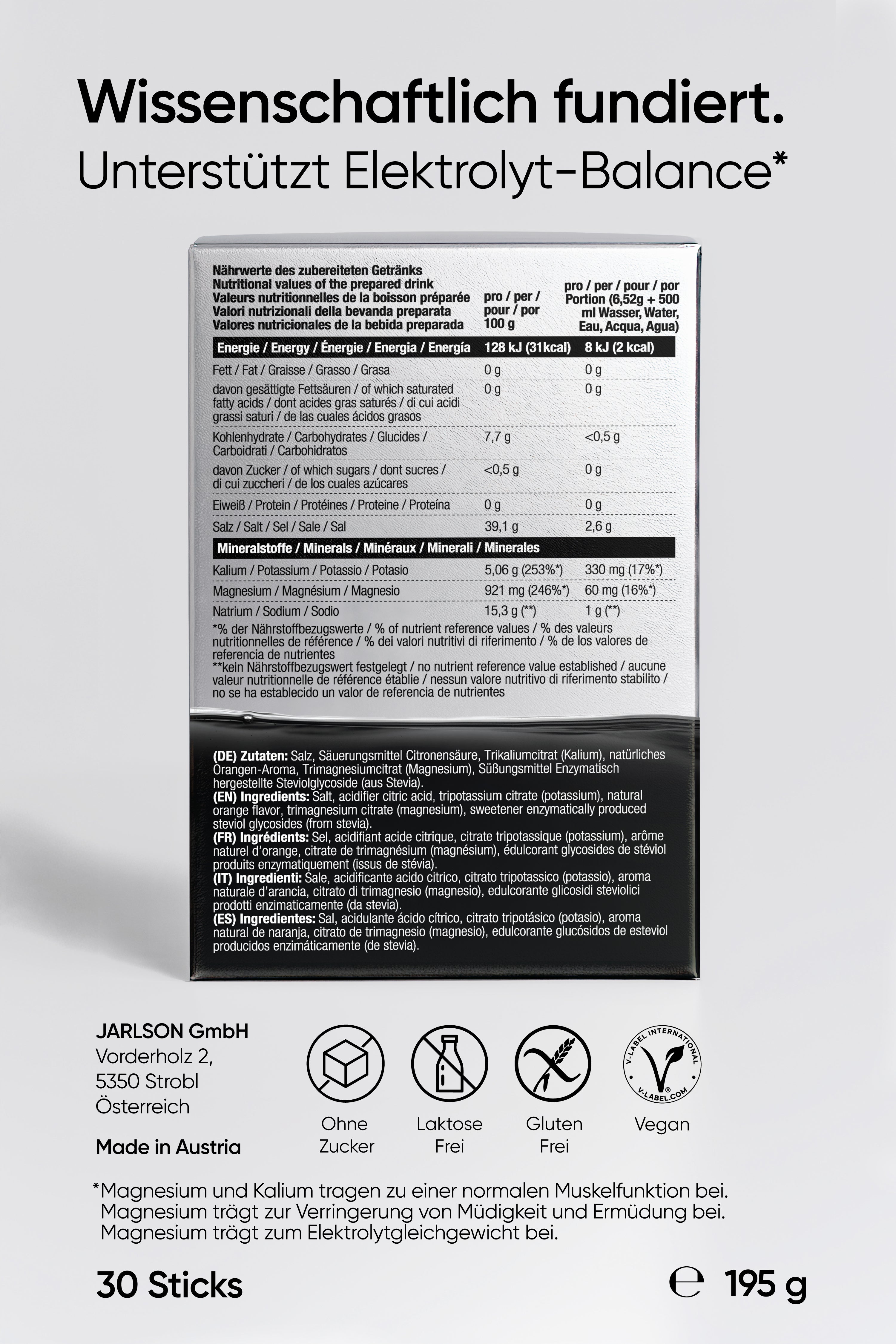 Elektrolyte Drink Mix Orange