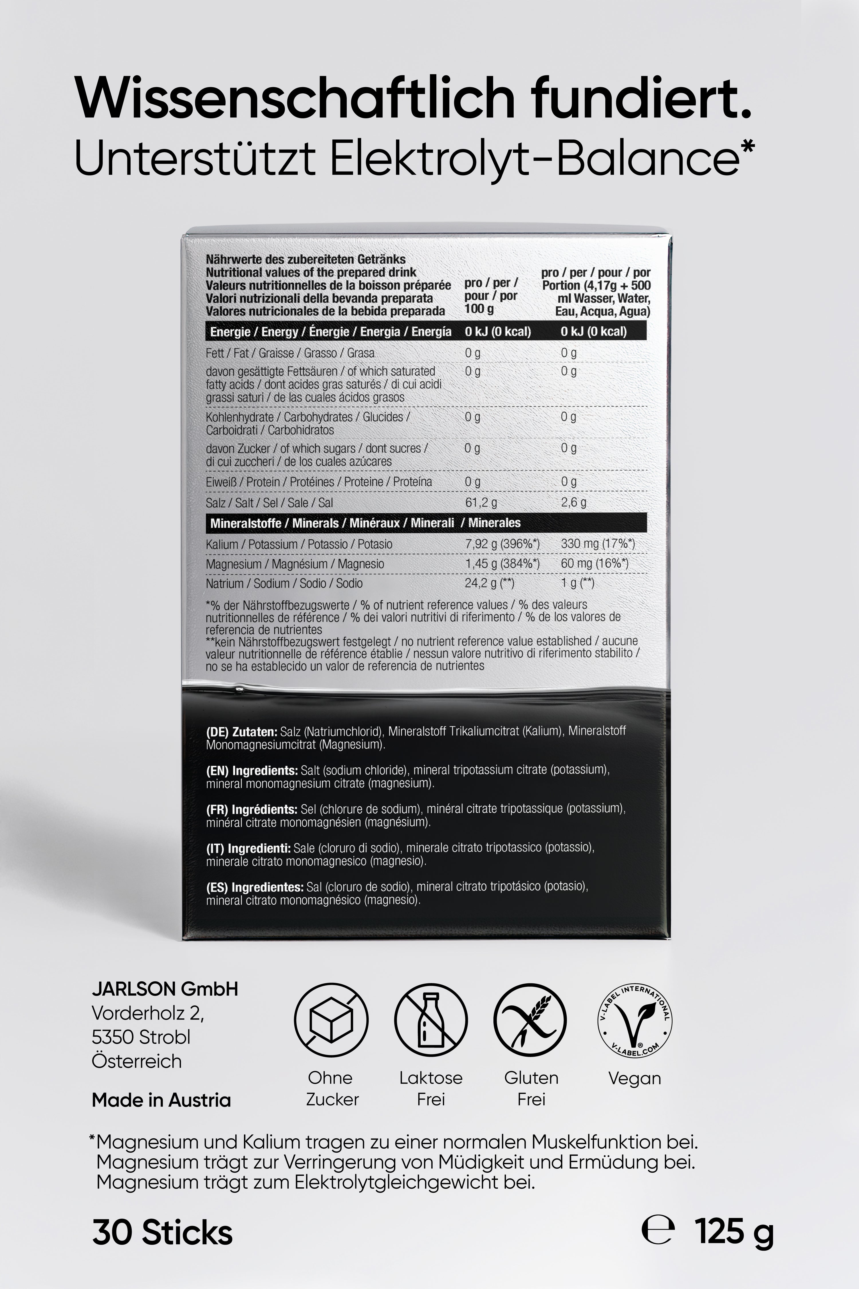 Elektrolyte Drink Mix Neutral (Raw)