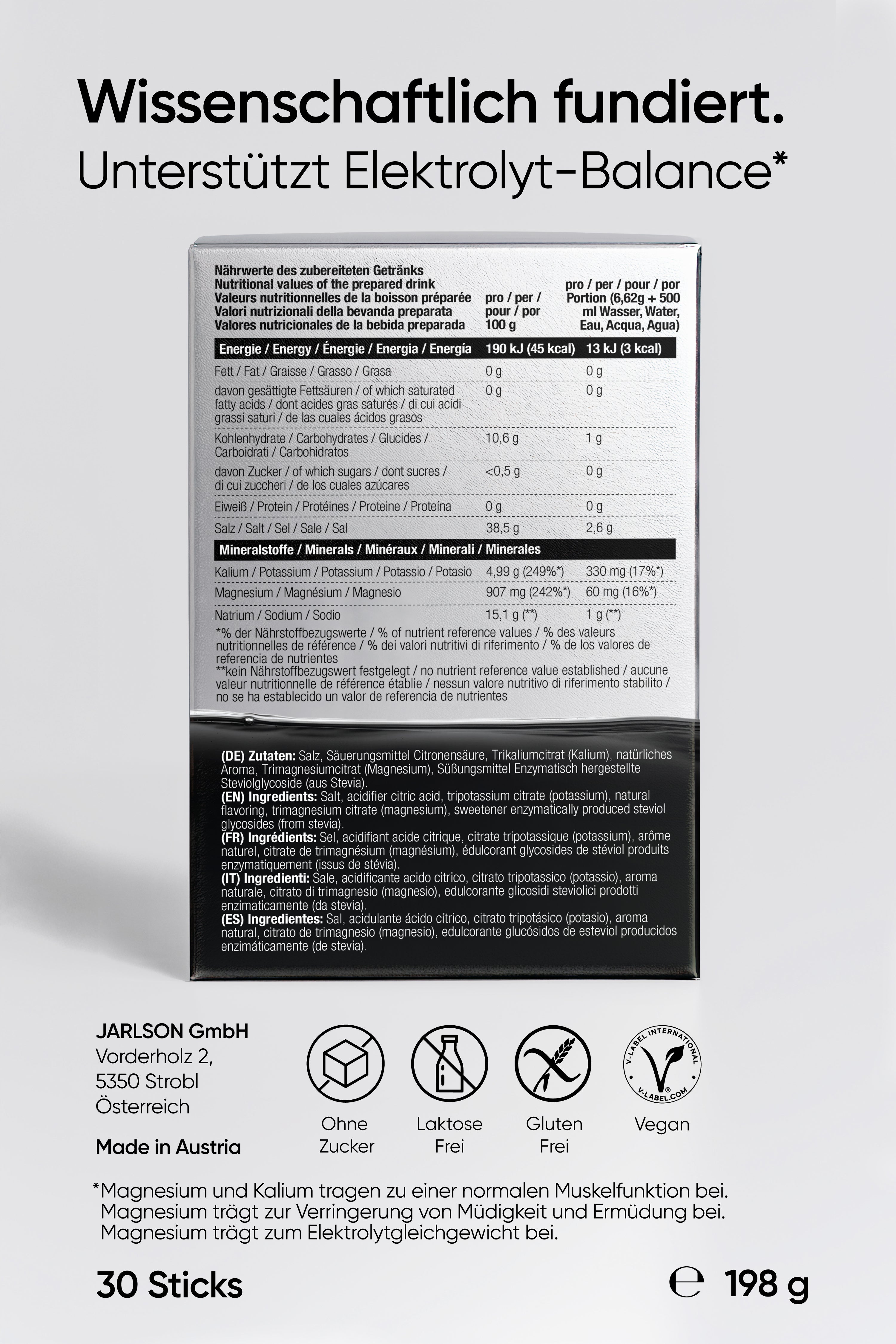 Elektrolyte Drink Mix Kirsch