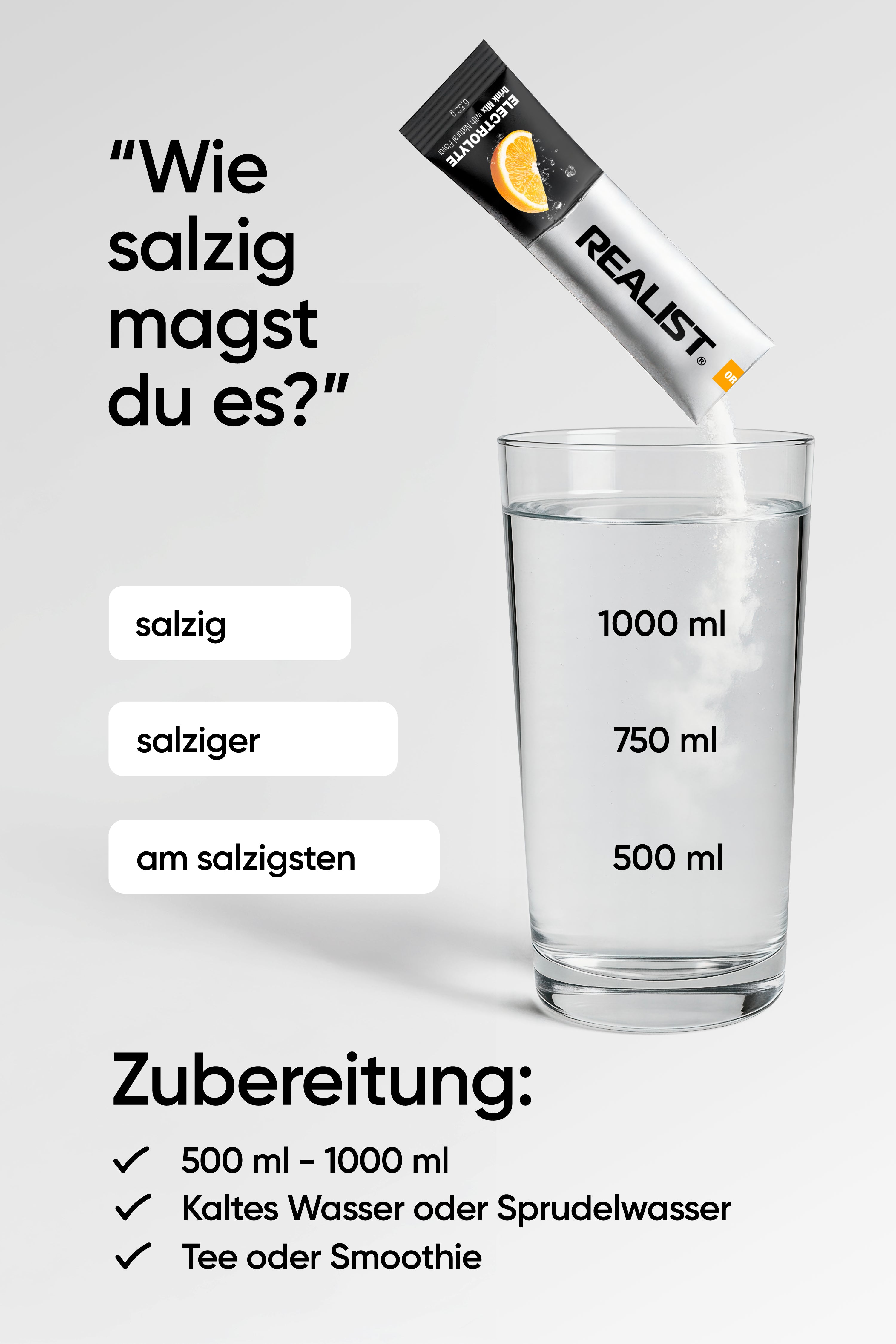 Elektrolyte Drink Mix Orange