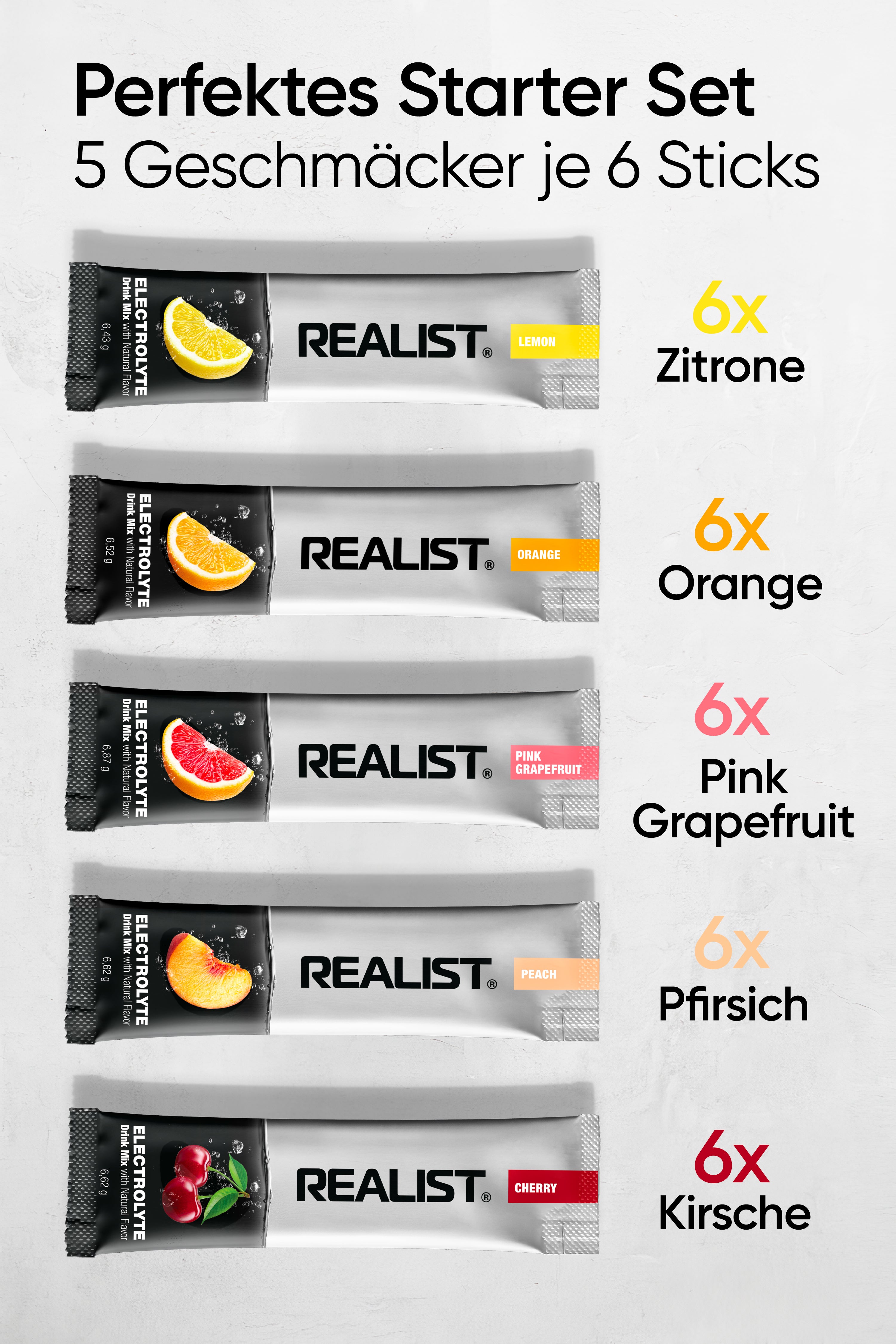 Elektrolyte Starter Pack (5 Geschmäcker)