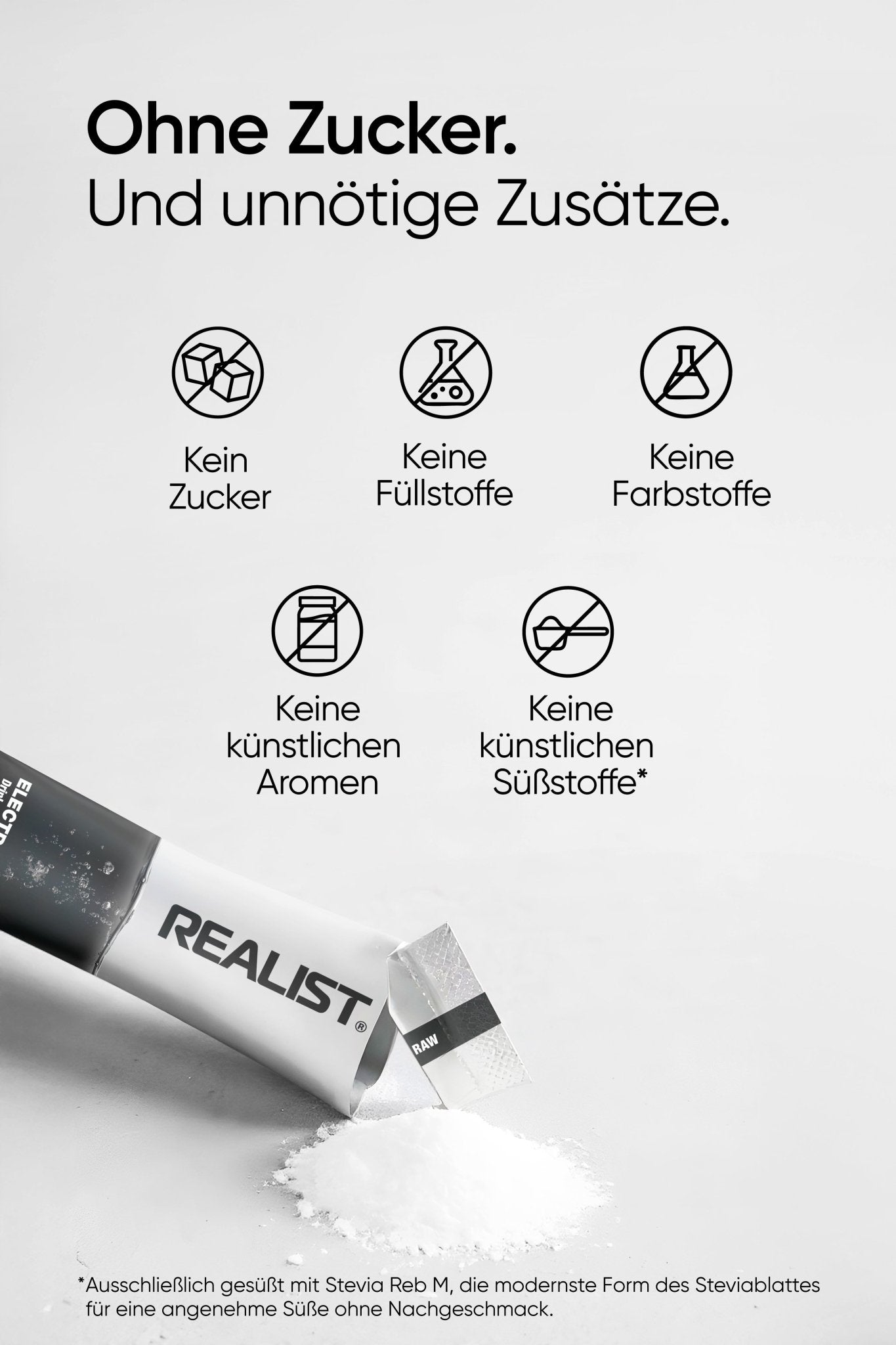 Elektrolyte Drink Mix Neutral (Raw) - REALIST