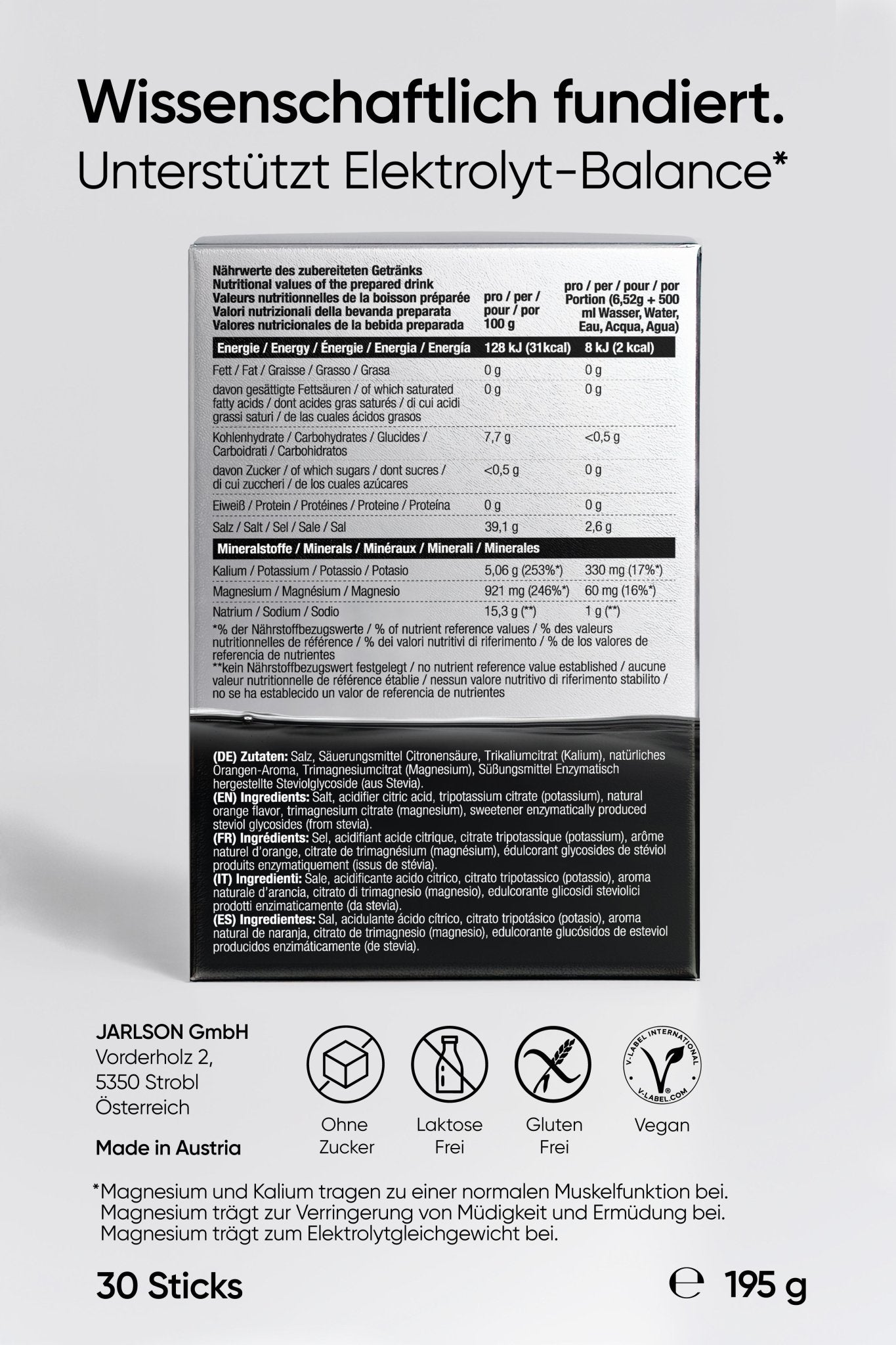 Elektrolyte Drink Mix Orange - REALIST