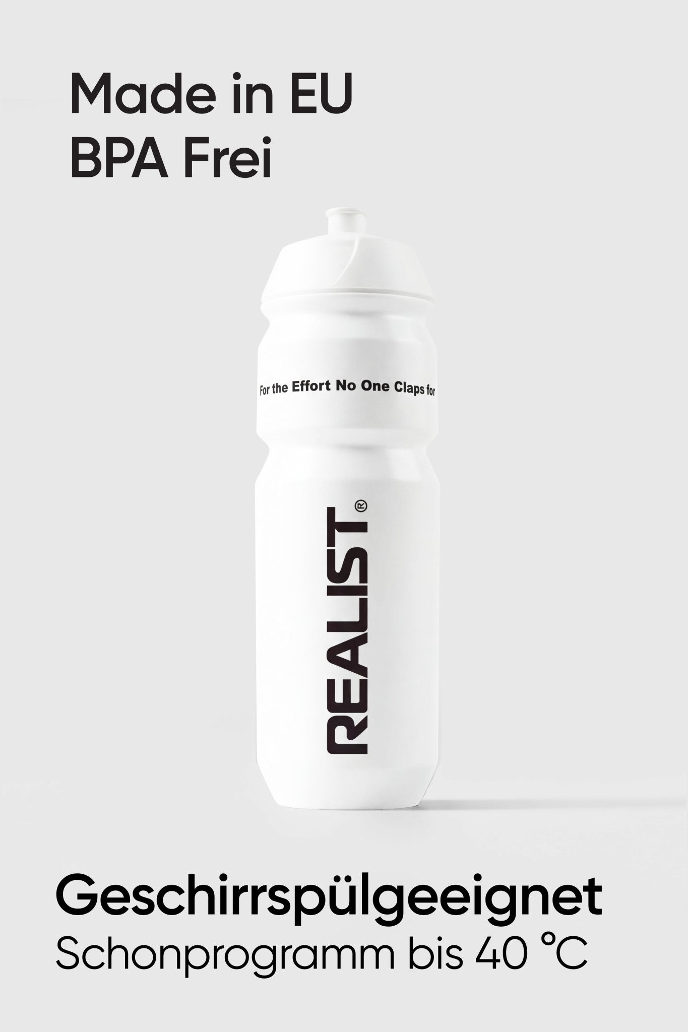 Starter Pack mit Trinkflasche Weiß 750ml - REALIST