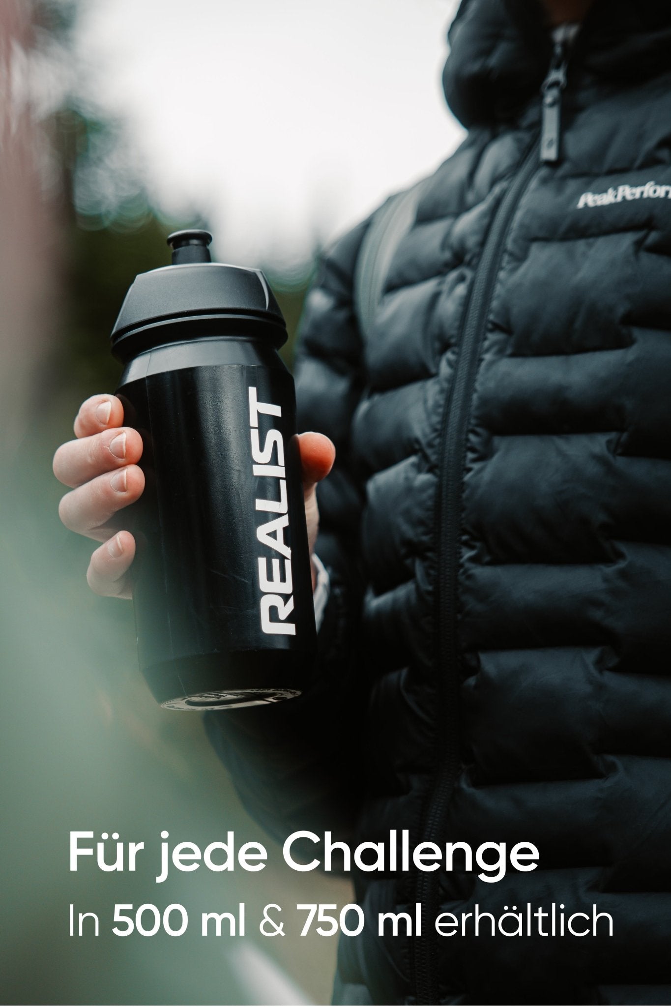 Trinkflasche Sport Weiß 750ml - REALIST