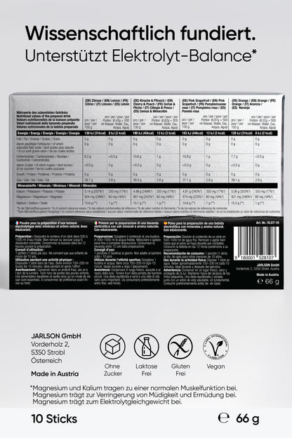 Elektrolyte Trial Pack - 10 Sticks (5 Geschmäcker)