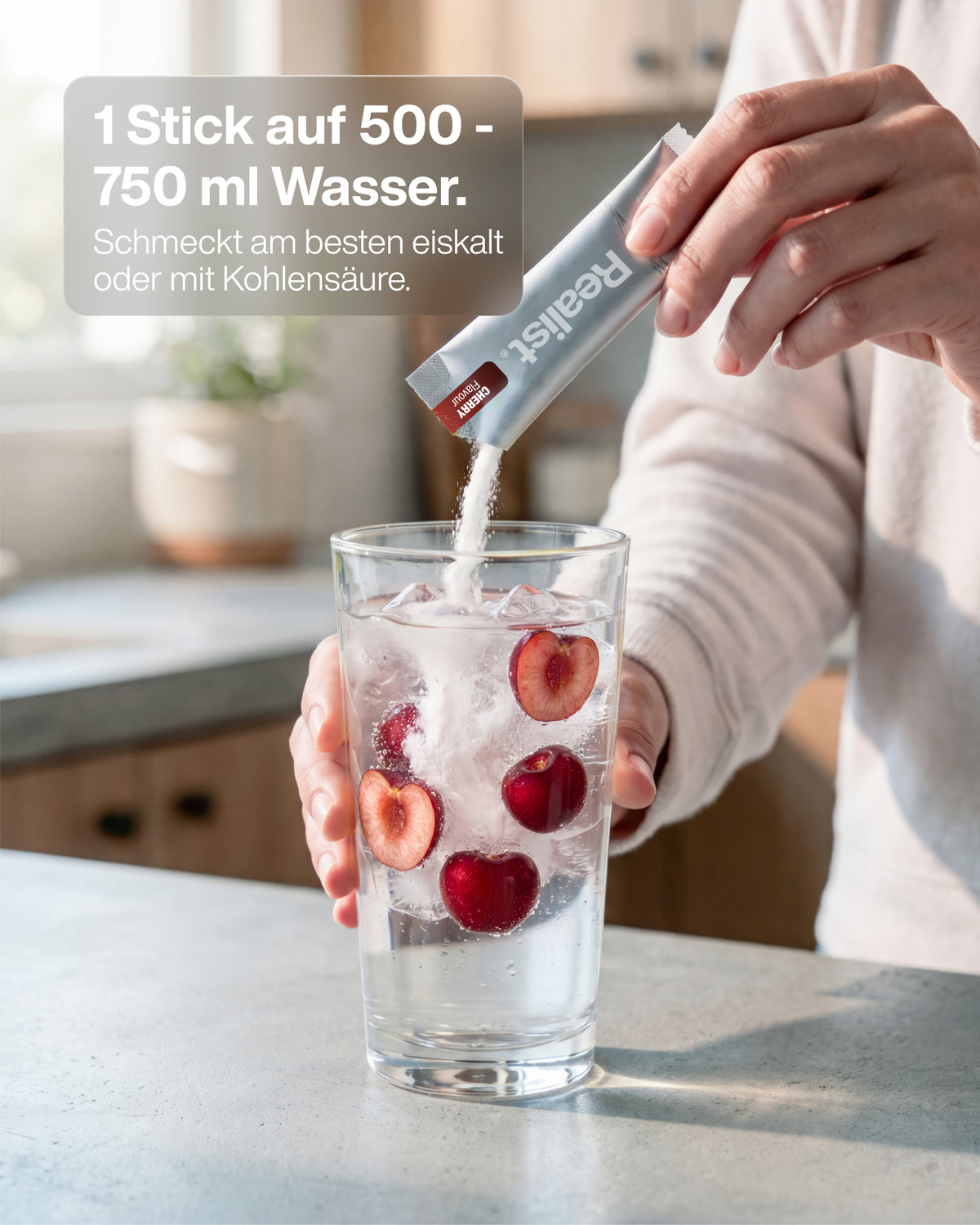 Elektrolyte Pulver Sticks Kirsch - DAILY Hydration