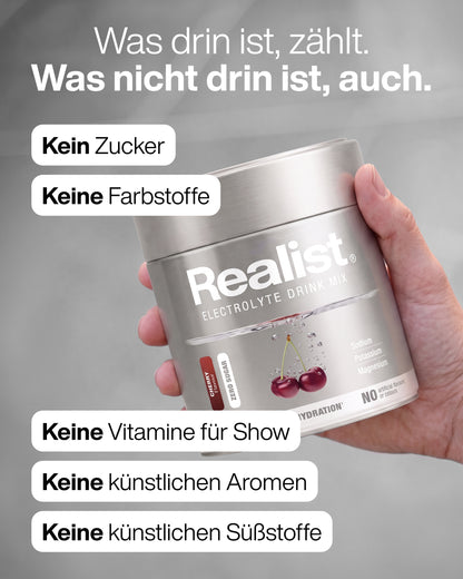 Elektrolyte Pulver Kirsche - DAILY Hydration Dose - 60 Portionen