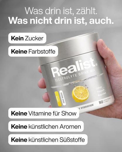 Elektrolyte Pulver Zitrone - DAILY Hydration Dose - 60 Portionen