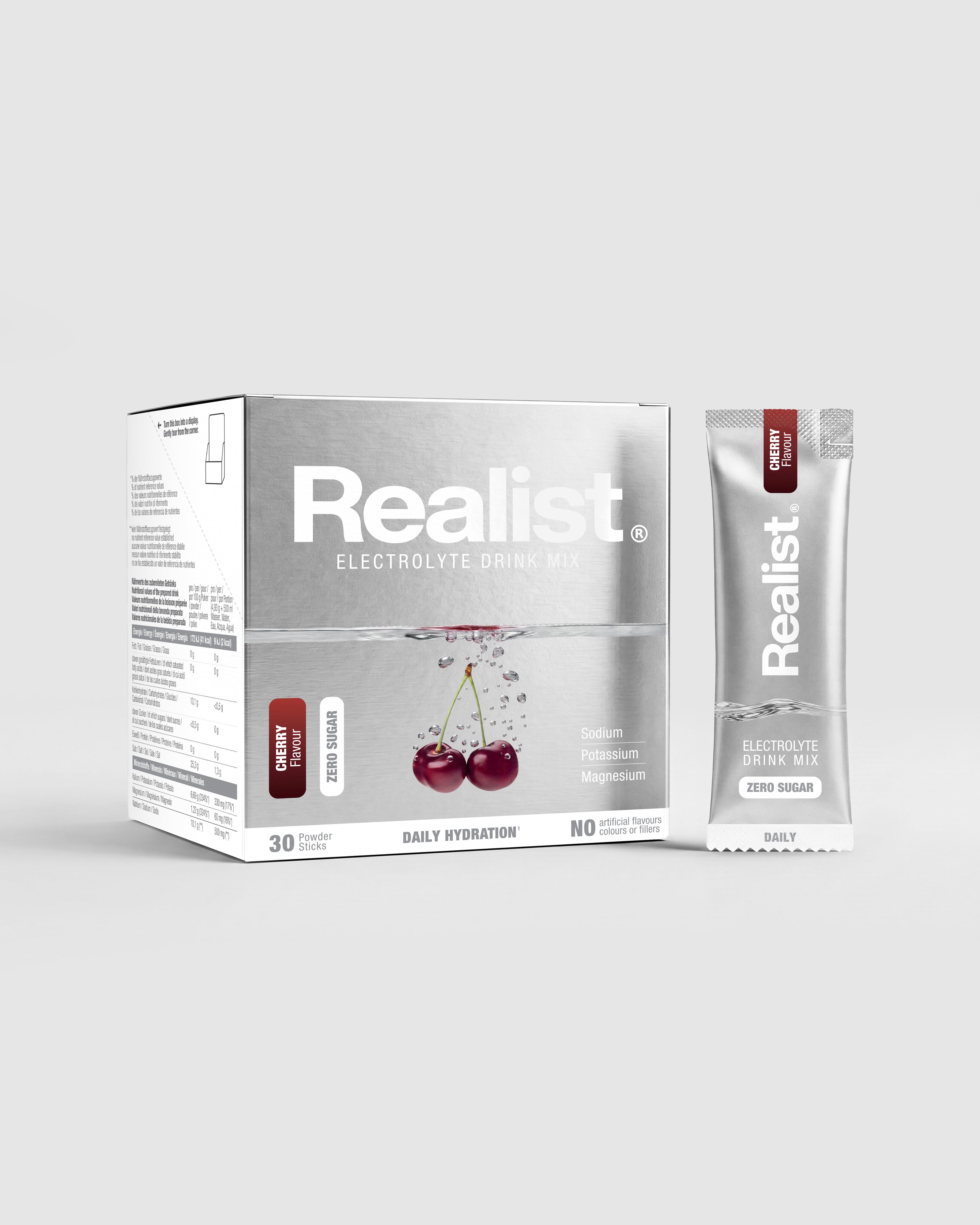 Elektrolyte Pulver Sticks Kirsch - DAILY Hydration