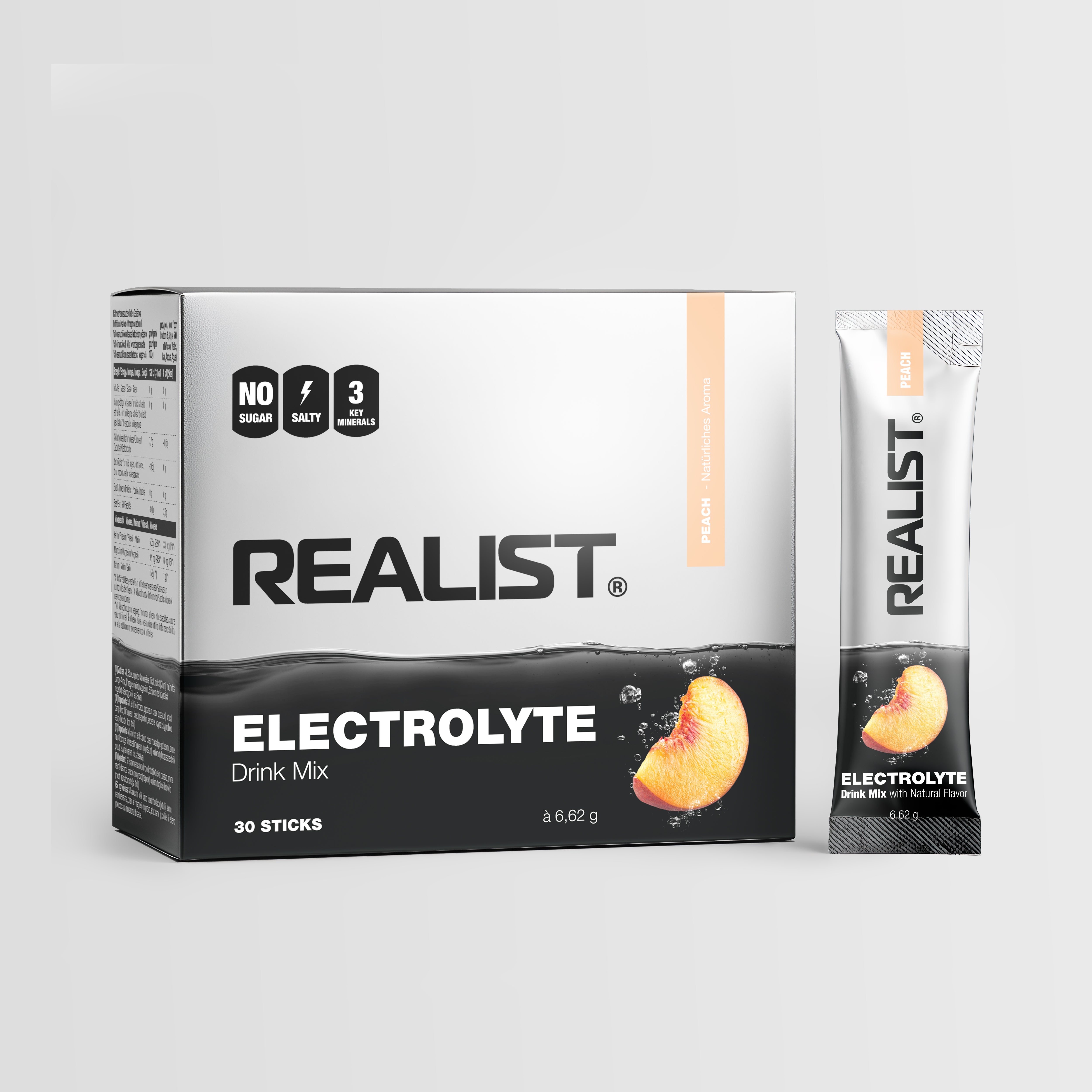 Elektrolyte Drink Mix Peach