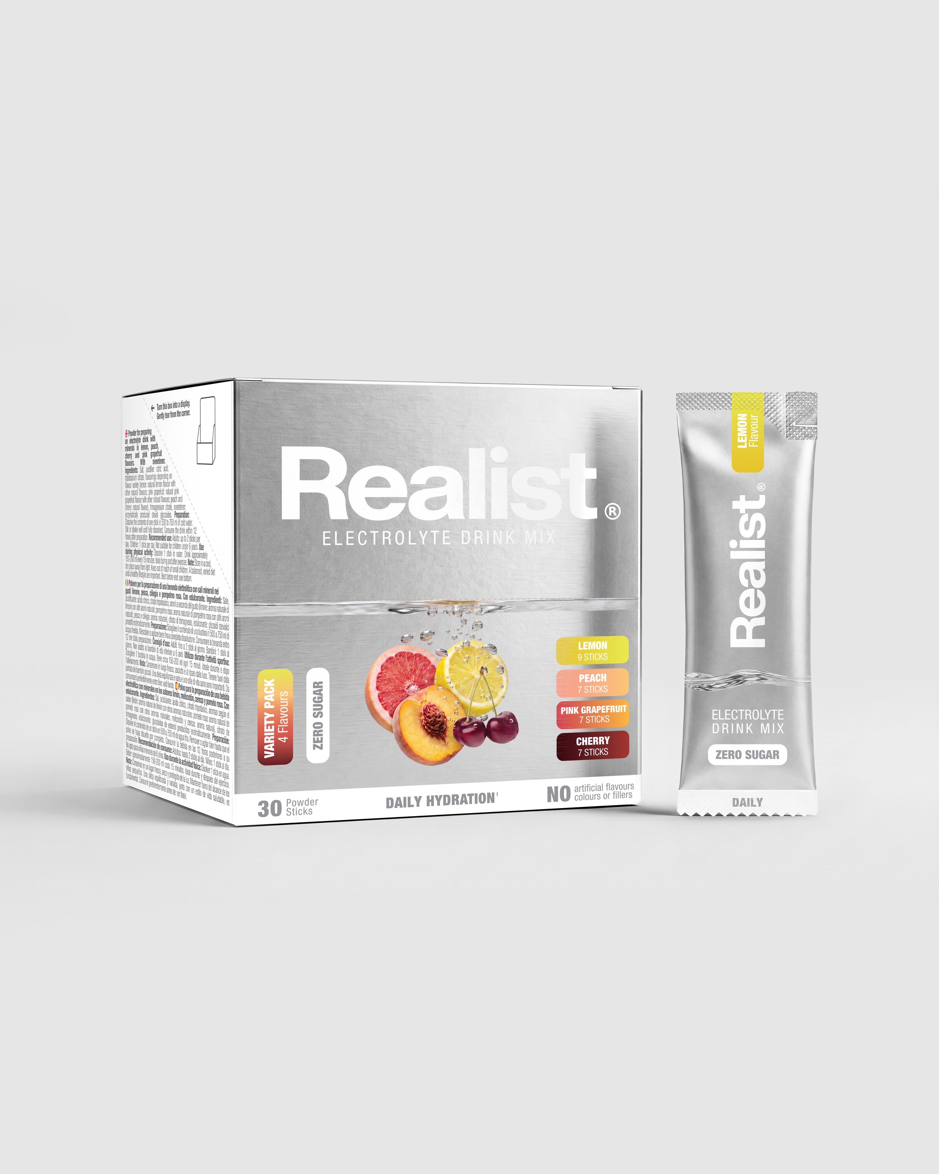 Elektrolyte Variety Pack 30 Sticks (4 Geschmäcker) - DAILY Hydration