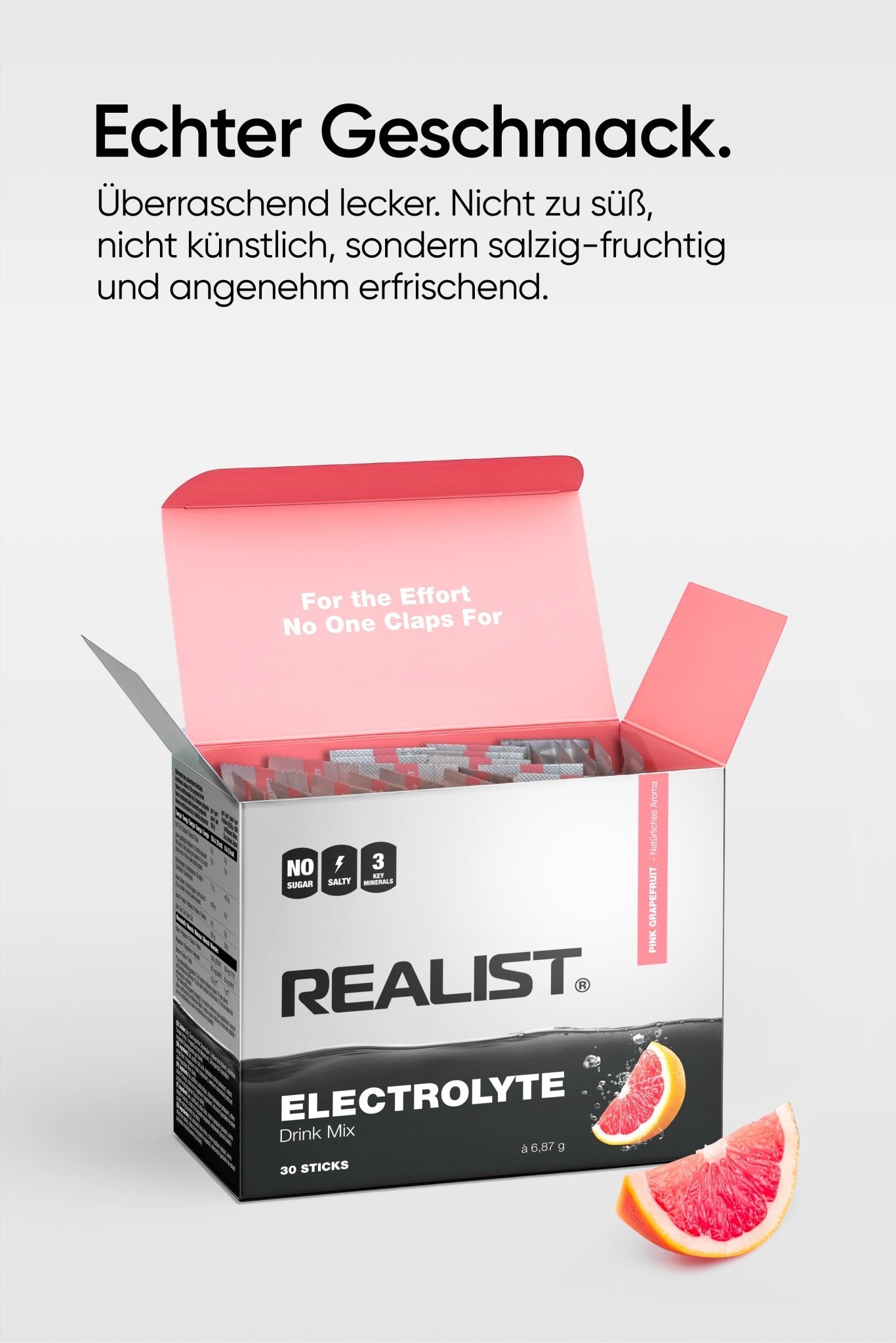 Elektrolyte Drink Mix Pink Grapefruit - REALIST