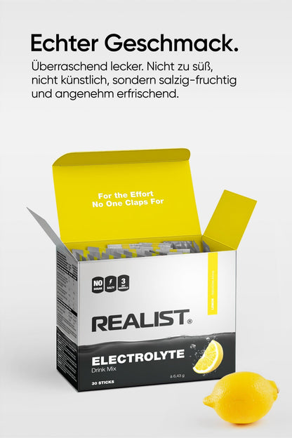 Elektrolyte Drink Mix Zitrone - REALIST