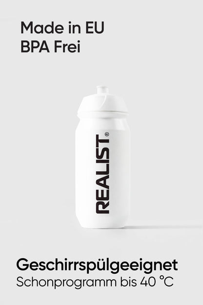 Starter Pack mit Trinkflasche Weiß 500ml - REALIST
